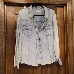 Forever 21+ Chambre style button down